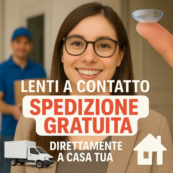 Lenti a contatto spedite a domicilio